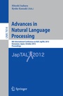 Cover: Advances in Natural Language Processing - Springer