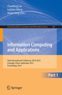 Enlarge image Cover: Information Computing and Applications - Springer