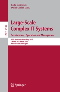 Enlarge image Cover: Large-Scale Complex IT Systems. Development, Operation and Management - Springer