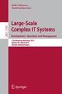 Cover: Large-Scale Complex IT Systems. Development, Operation and Management - Springer