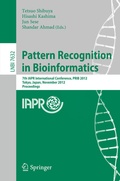 Cover: Pattern Recognition in Bioinformatics - Springer