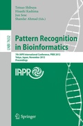 Cover: Pattern Recognition in Bioinformatics - Springer