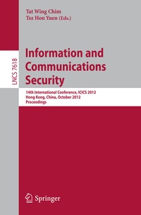 Abbildung von: Information and Communications Security - Springer