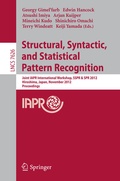 Cover: Structural, Syntactic, and Statistical Pattern Recognition - Springer