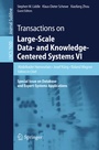 Cover: Transactions on Large-Scale Data- and Knowledge-Centered Systems VI - Springer