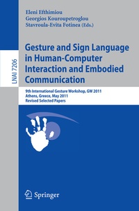 Abbildung von: Gesture and Sign Language in Human-Computer Interaction and Embodied Communication - Springer