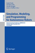 Cover: Simulation, Modeling, and Programming for Autonomous Robots - Springer