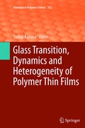 Cover: Glass Transition, Dynamics and Heterogeneity of Polymer Thin Films - Springer