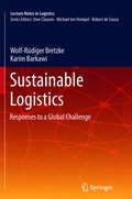 Cover: Sustainable Logistics - Springer