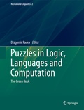 Cover: Puzzles in Logic, Languages and Computation - Springer