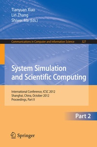 Enlarge image Cover: System Simulation and Scientific Computing, Part II - Springer