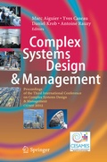 Cover: Complex Systems Design & Management - Springer