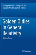 Cover: Golden Oldies in General Relativity - Springer