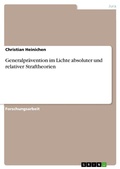 Cover: Generalpraevention im Lichte absoluter und relativer Straftheorien - Grin Verlag