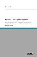 Cover: Holocene Landscape Development - GRIN Publishing