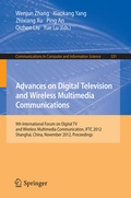 Cover: Advances on Digital Television and Wireless Multimedia Communications - Springer