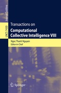Cover: Transactions on Computational Collective Intelligence VIII - Springer