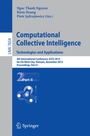 Cover: Computational Collective Intelligence. Technologies and Applications - Springer