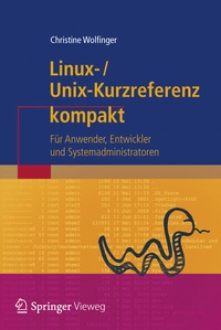 Abbildung von: Linux-Unix-Kurzreferenz - Springer Vieweg
