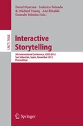Cover: Interactive Storytelling - Springer