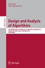 Cover: Design and Analysis of Algorithms - Springer