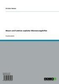 Cover: Wesen und Funktion expliziter Bilanzierungshilfen - GRIN Verlag