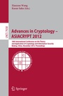 Cover: Advances in Cryptology -- ASIACRYPT 2012 - Springer