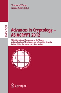 Abbildung von: Advances in Cryptology -- ASIACRYPT 2012 - Springer