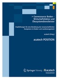 Cover: Georessource Boden - Wirtschaftsfaktor und &Ouml;kosystemdienstleister - Springer Vieweg