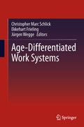 Cover: Age-Differentiated Work Systems - Springer