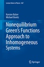Cover: Nonequilibrium Green's Functions Approach to Inhomogeneous Systems - Springer