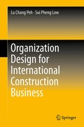 Cover: Organization Design for International Construction Business - Springer