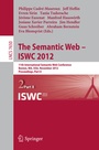 Cover: The Semantic Web -- ISWC 2012 - Springer