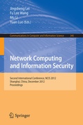 Cover: Network Computing and Information Security - Springer