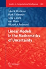 Cover: Linear Models in the Mathematics of Uncertainty - Springer