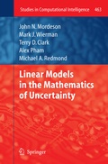 Cover: Linear Models in the Mathematics of Uncertainty - Springer