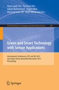 Cover: Green and Smart Technology with Sensor Applications - Springer