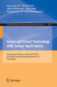 Enlarge image Cover: Green and Smart Technology with Sensor Applications - Springer