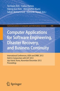 Enlarge image Cover: Computer Applications for Software Engineering, Disaster Recovery, and Business Continuity - Springer