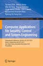 Cover: Computer Applications for Security, Control and System Engineering - Springer