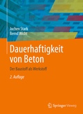 Cover: Dauerhaftigkeit von Beton - Springer Vieweg