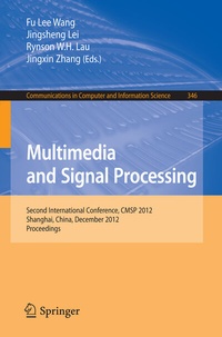 Enlarge image Cover: Multimedia and Signal Processing - Springer