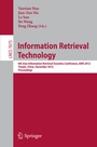 Cover: Information Retrieval Technology - Springer