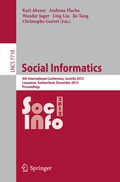 Cover: Social Informatics - Springer