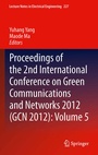 Cover: Proceedings of the 2nd International Conference on Green Communications and Networks 2012 (GCN 2012): Volume 5 - Springer