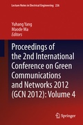 Cover: Proceedings of the 2nd International Conference on Green Communications and Networks 2012 (GCN 2012): Volume 4 - Springer