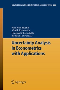 Enlarge image Cover: Uncertainty Analysis in Econometrics with Applications - Springer