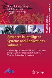 Enlarge image Cover: Advances in Intelligent Systems and Applications - Volume 1 - Springer