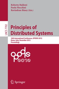 Enlarge image Cover: Principles of Distributed Systems - Springer