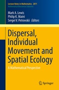 Cover: Dispersal, Individual Movement and Spatial Ecology - Springer